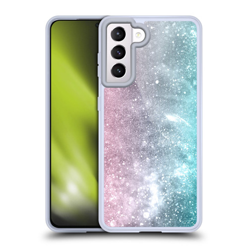 PLdesign Sparkly Coral Sea Pink Soft Gel Case for Samsung Galaxy S21 5G & MagSafe