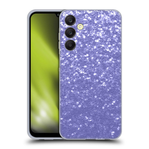 PLdesign Sparkle Prints Lavender Soft Gel Case for Samsung Galaxy A25 5G