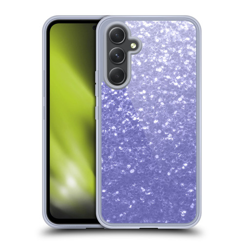 PLdesign Sparkle Prints Lavender Soft Gel Case for Samsung Galaxy A54 5G