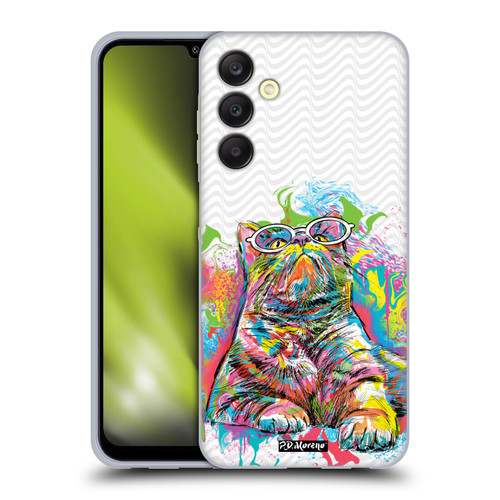 P.D. Moreno Drip Art Cats And Dogs Kitten Up Soft Gel Case for Samsung Galaxy A25 5G
