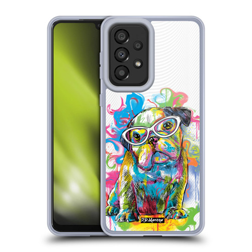 P.D. Moreno Drip Art Cats And Dogs Bulldog Soft Gel Case for Samsung Galaxy A33 5G (2022)