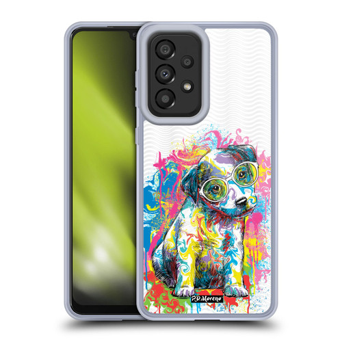 P.D. Moreno Drip Art Cats And Dogs Dog Pose Soft Gel Case for Samsung Galaxy A33 5G (2022)