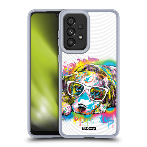 P.D. Moreno Drip Art Cats And Dogs Labrador Soft Gel Case for Samsung Galaxy A33 5G (2022)