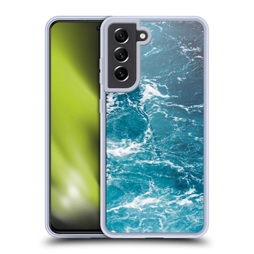 PLdesign Water Sea Soft Gel Case for Samsung Galaxy S21 FE 5G & MagSafe