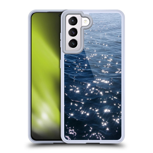 PLdesign Water Sparkly Sea Waves Soft Gel Case for Samsung Galaxy S21 5G & MagSafe