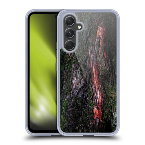 PLdesign Wood And Rust Prints Mossy Wood Bark Soft Gel Case for Samsung Galaxy A54 5G