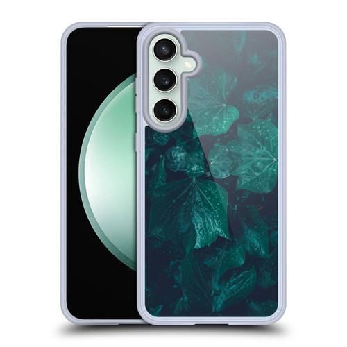 PLdesign Flowers And Leaves Dark Emerald Green Ivy Soft Gel Case for Samsung Galaxy S23 FE 5G & MagSafe