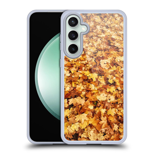 PLdesign Flowers And Leaves Fall Maple Soft Gel Case for Samsung Galaxy S23 FE 5G & MagSafe