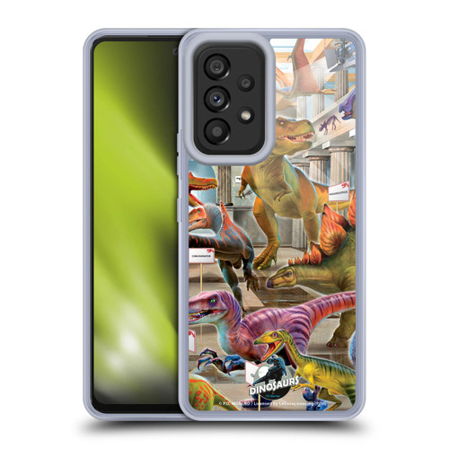 P.D. Moreno Dinosaur Scene Museum Soft Gel Case for Samsung Galaxy A53 5G (2022)
