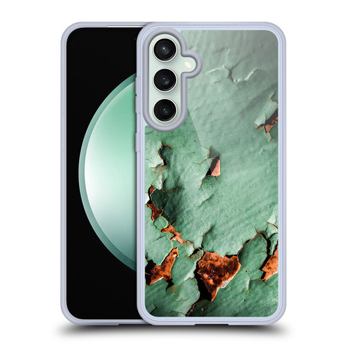 PLdesign Wood And Rust Prints Turquoise Brown Rusty Metal Soft Gel Case for Samsung Galaxy S23 FE 5G & MagSafe