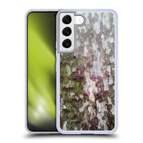 PLdesign Wood And Rust Prints Camouflage Bark Soft Gel Case for Samsung Galaxy S22 5G & MagSafe