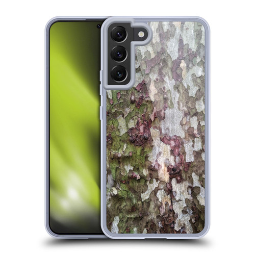 PLdesign Wood And Rust Prints Camouflage Bark Soft Gel Case for Samsung Galaxy S22+ 5G & MagSafe