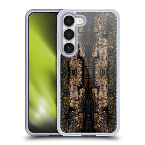 PLdesign Wood And Rust Prints Brown Bark Soft Gel Case for Samsung Galaxy S23 5G & MagSafe