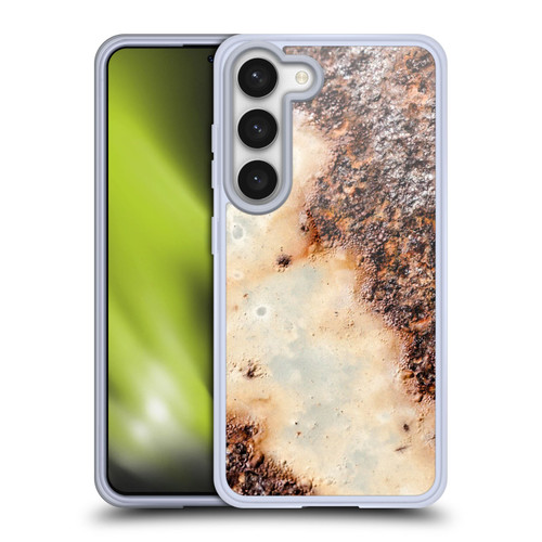 PLdesign Wood And Rust Prints Rusty Metal Texture Soft Gel Case for Samsung Galaxy S23 5G & MagSafe