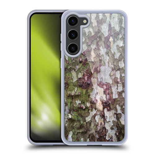 PLdesign Wood And Rust Prints Camouflage Bark Soft Gel Case for Samsung Galaxy S23+ 5G & MagSafe
