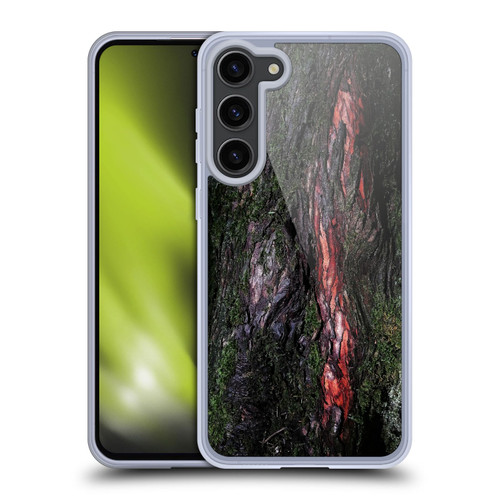 PLdesign Wood And Rust Prints Mossy Wood Bark Soft Gel Case for Samsung Galaxy S23+ 5G & MagSafe