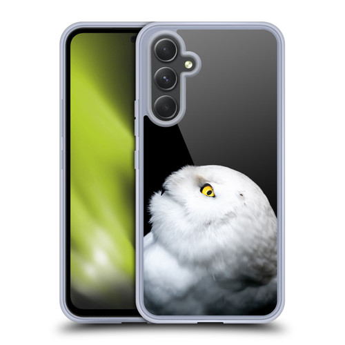 Patrik Lovrin Animal Portraits Winter White Snowy Owl Soft Gel Case for Samsung Galaxy A54 5G