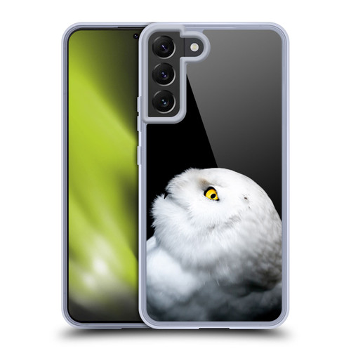 Patrik Lovrin Animal Portraits Winter White Snowy Owl Soft Gel Case for Samsung Galaxy S22+ 5G & MagSafe