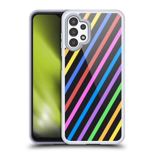 PLdesign Geometric Stripes Soft Gel Case for Samsung Galaxy A13 (2022)