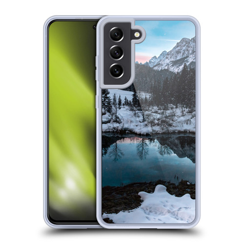 Patrik Lovrin Night Sky Zelenci Springs At Dusk Soft Gel Case for Samsung Galaxy S21 FE 5G & MagSafe