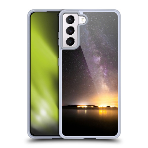 Patrik Lovrin Night Sky Seascape With Milky Way Soft Gel Case for Samsung Galaxy S21+ 5G & MagSafe