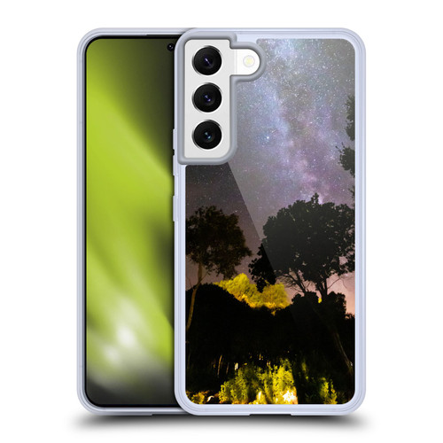 Patrik Lovrin Night Sky Trees Landscape With Milky Way Soft Gel Case for Samsung Galaxy S22 5G & MagSafe
