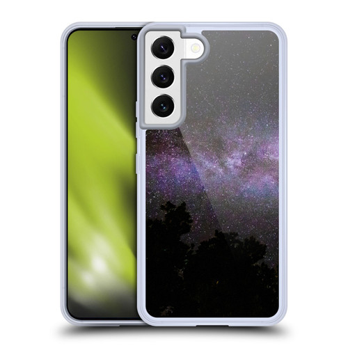 Patrik Lovrin Night Sky Milky Way With Trees Soft Gel Case for Samsung Galaxy S22 5G & MagSafe
