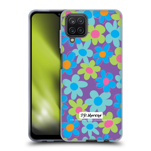 P.D. Moreno Patterns Purple Soft Gel Case for Samsung Galaxy A12 (2020)