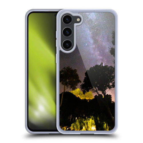 Patrik Lovrin Night Sky Trees Landscape With Milky Way Soft Gel Case for Samsung Galaxy S23+ 5G & MagSafe