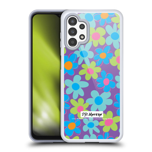 P.D. Moreno Patterns Purple Soft Gel Case for Samsung Galaxy A13 (2022)