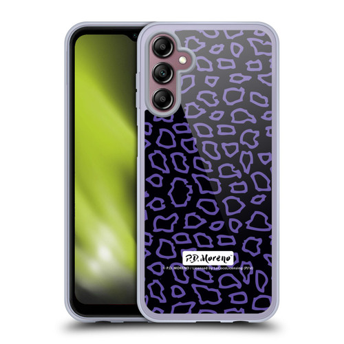 P.D. Moreno Patterns Black Purple Soft Gel Case for Samsung Galaxy A14 5G
