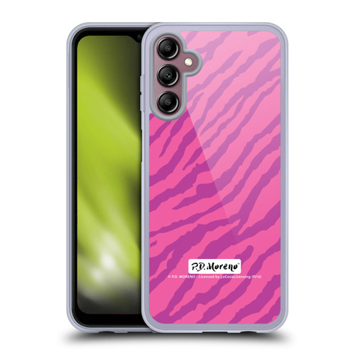 P.D. Moreno Patterns Pink Zebra Soft Gel Case for Samsung Galaxy A14 5G