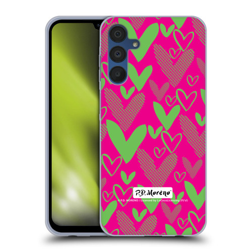 P.D. Moreno Patterns Hearts 1 Soft Gel Case for Samsung Galaxy A15 & MagSafe