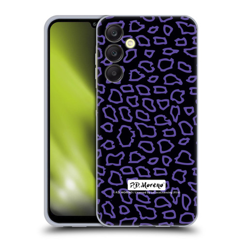 P.D. Moreno Patterns Black Purple Soft Gel Case for Samsung Galaxy A25 5G