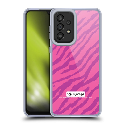 P.D. Moreno Patterns Pink Zebra Soft Gel Case for Samsung Galaxy A33 5G (2022)
