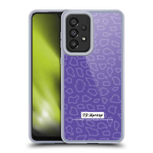 P.D. Moreno Patterns Purple Leopard Soft Gel Case for Samsung Galaxy A33 5G (2022)