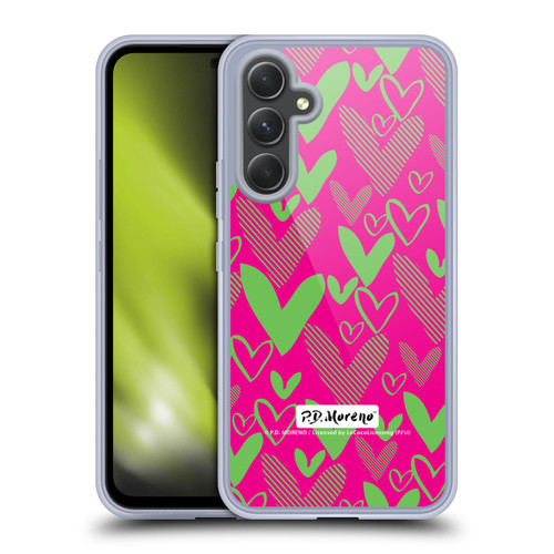 P.D. Moreno Patterns Hearts 1 Soft Gel Case for Samsung Galaxy A54 5G