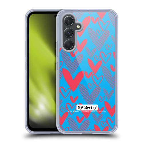 P.D. Moreno Patterns Hearts 2 Soft Gel Case for Samsung Galaxy A54 5G