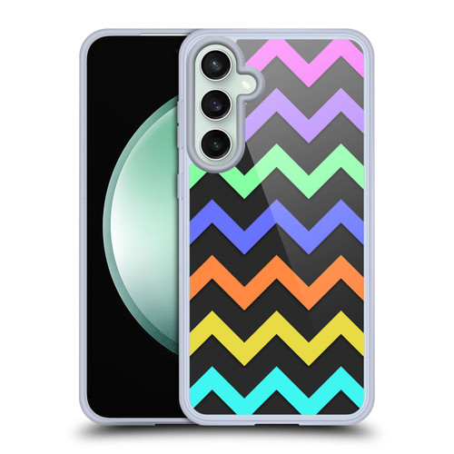 PLdesign Geometric Zigzag Soft Gel Case for Samsung Galaxy S23 FE 5G & MagSafe