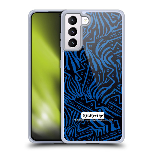 P.D. Moreno Patterns Tribal Zebra Soft Gel Case for Samsung Galaxy S21+ 5G & MagSafe