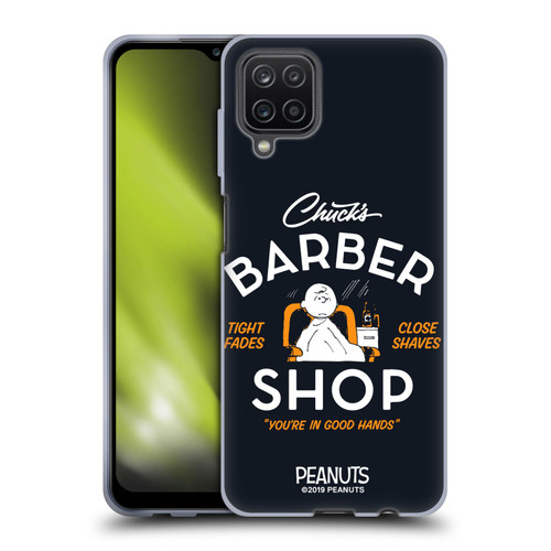 Peanuts Chuck's Barber Shop Charlie Brown Soft Gel Case for Samsung Galaxy A12 (2020)