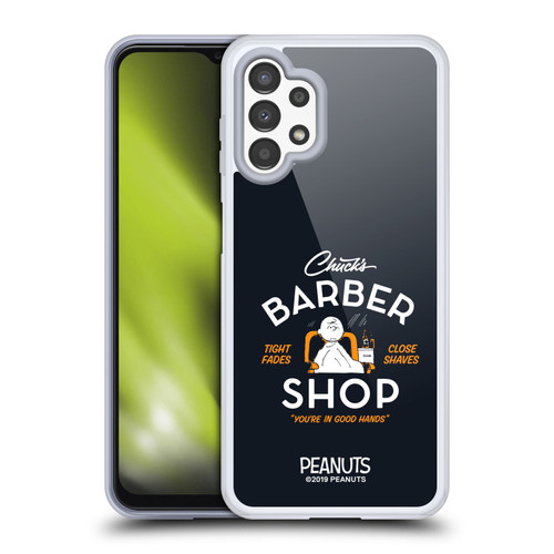 Peanuts Chuck's Barber Shop Charlie Brown Soft Gel Case for Samsung Galaxy A13 (2022)