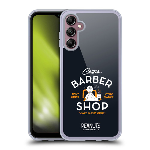 Peanuts Chuck's Barber Shop Charlie Brown Soft Gel Case for Samsung Galaxy A14 5G