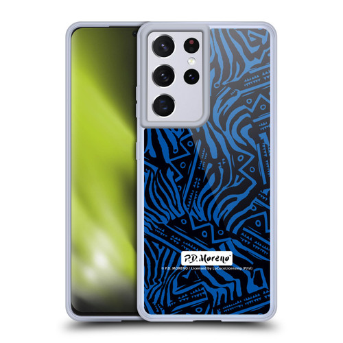 P.D. Moreno Patterns Tribal Zebra Soft Gel Case for Samsung Galaxy S21 Ultra 5G & MagSafe