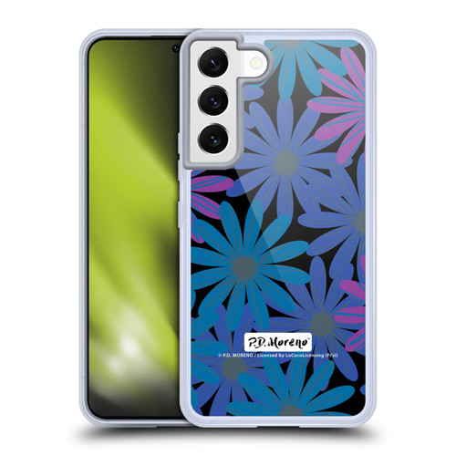 P.D. Moreno Patterns Midnight Daisies Soft Gel Case for Samsung Galaxy S22 5G & MagSafe
