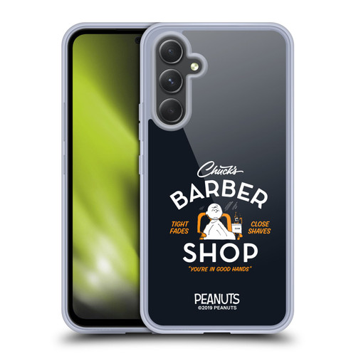 Peanuts Chuck's Barber Shop Charlie Brown Soft Gel Case for Samsung Galaxy A54 5G