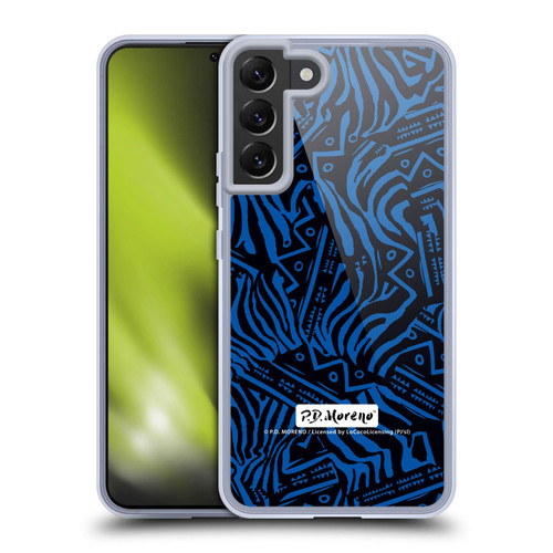 P.D. Moreno Patterns Tribal Zebra Soft Gel Case for Samsung Galaxy S22+ 5G & MagSafe
