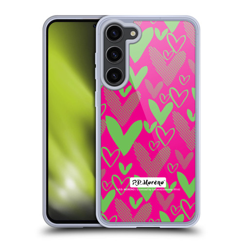 P.D. Moreno Patterns Hearts 1 Soft Gel Case for Samsung Galaxy S23+ 5G & MagSafe