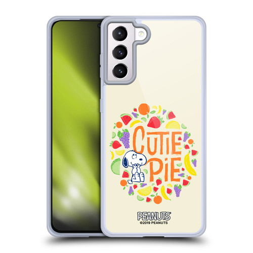 Peanuts Naturally Sweet Cutie Snoopy Soft Gel Case for Samsung Galaxy S21+ 5G & MagSafe