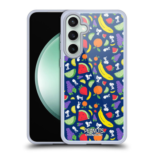 Peanuts Naturally Sweet Fruits and Snoopy Soft Gel Case for Samsung Galaxy S23 FE 5G & MagSafe